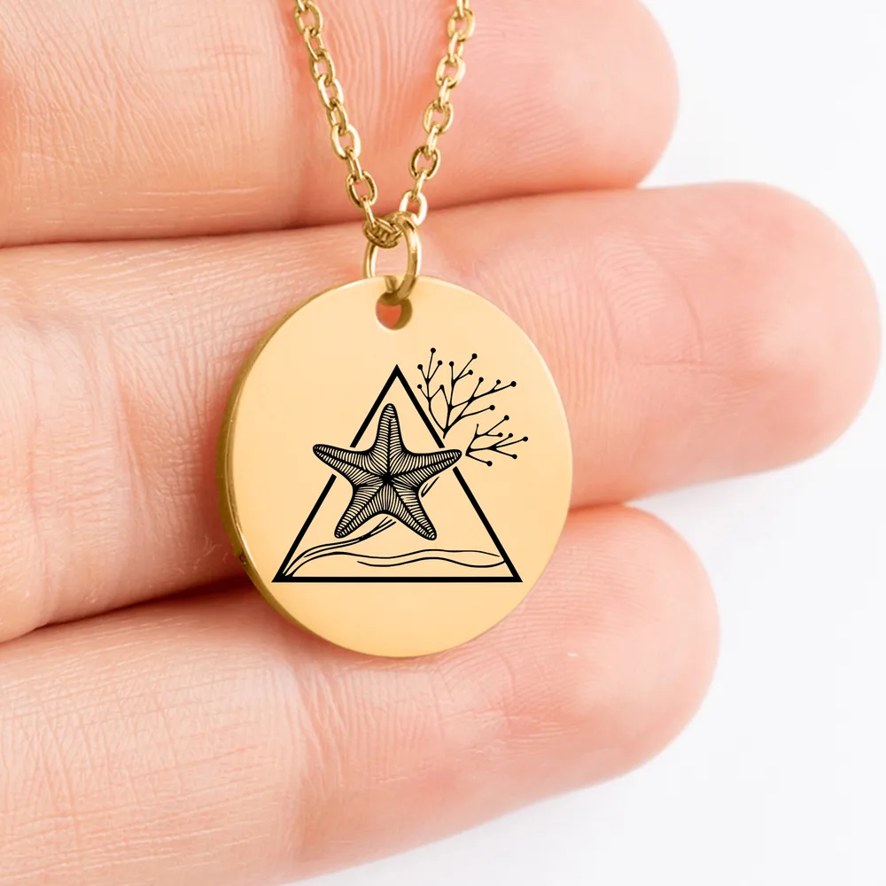 Elegant Starfish Charm Pendant
