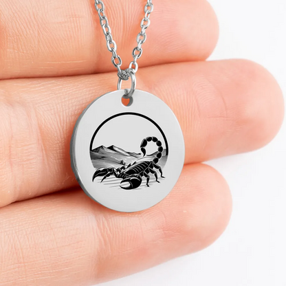 Custom Scorpion Charm Necklace - Unique Jewelry Gift Idea