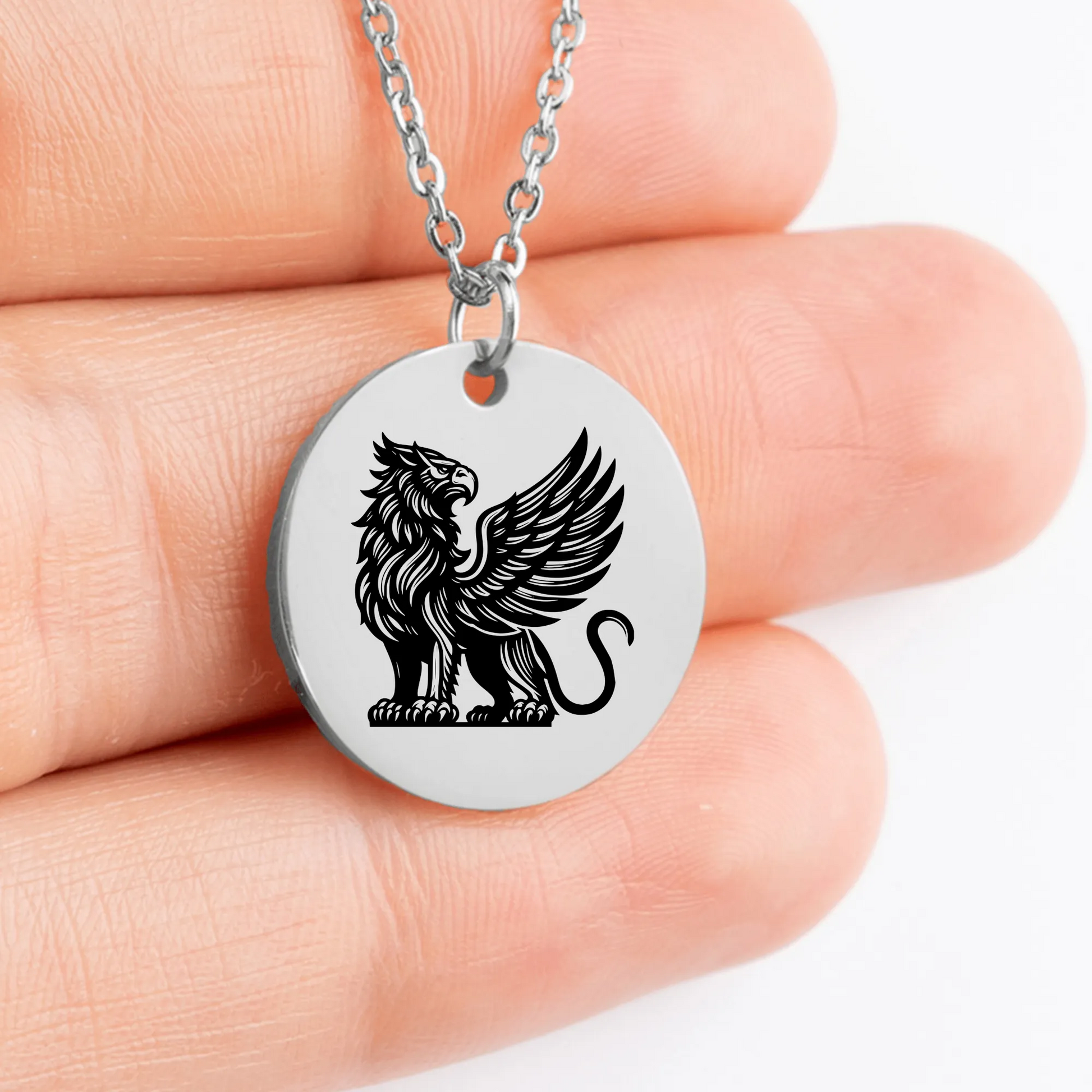 Unique Griffin pendant charm custom jewelry gift idea