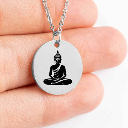 Unique Buddha amulet necklace charm for spiritual jewelry