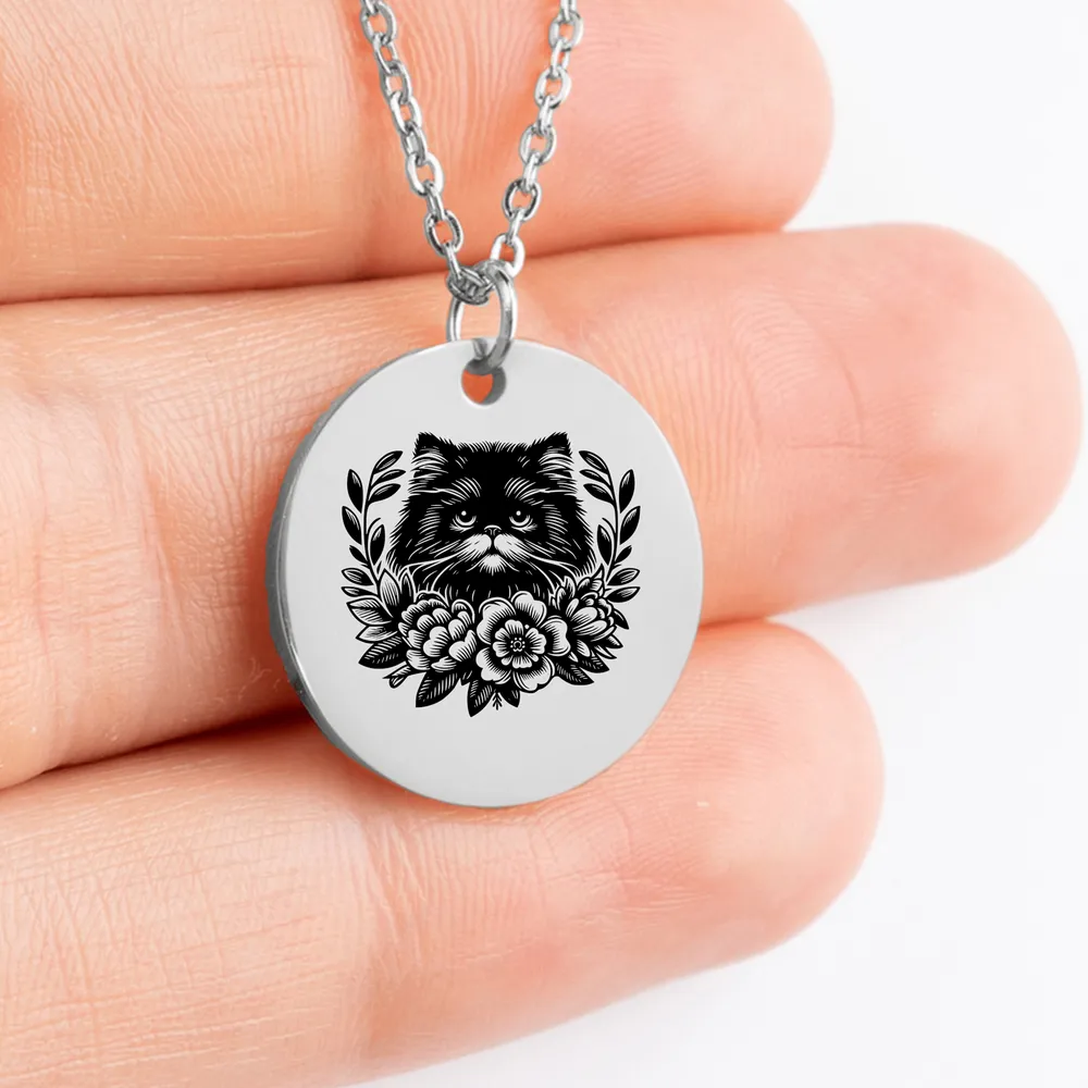 Beautiful Persian Cat jewelry, a charming accessory for cat enthusiasts