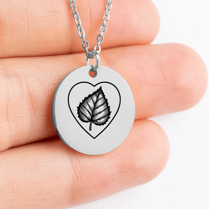 Elegant Birch Leaf charm jewelry for a unique gift idea