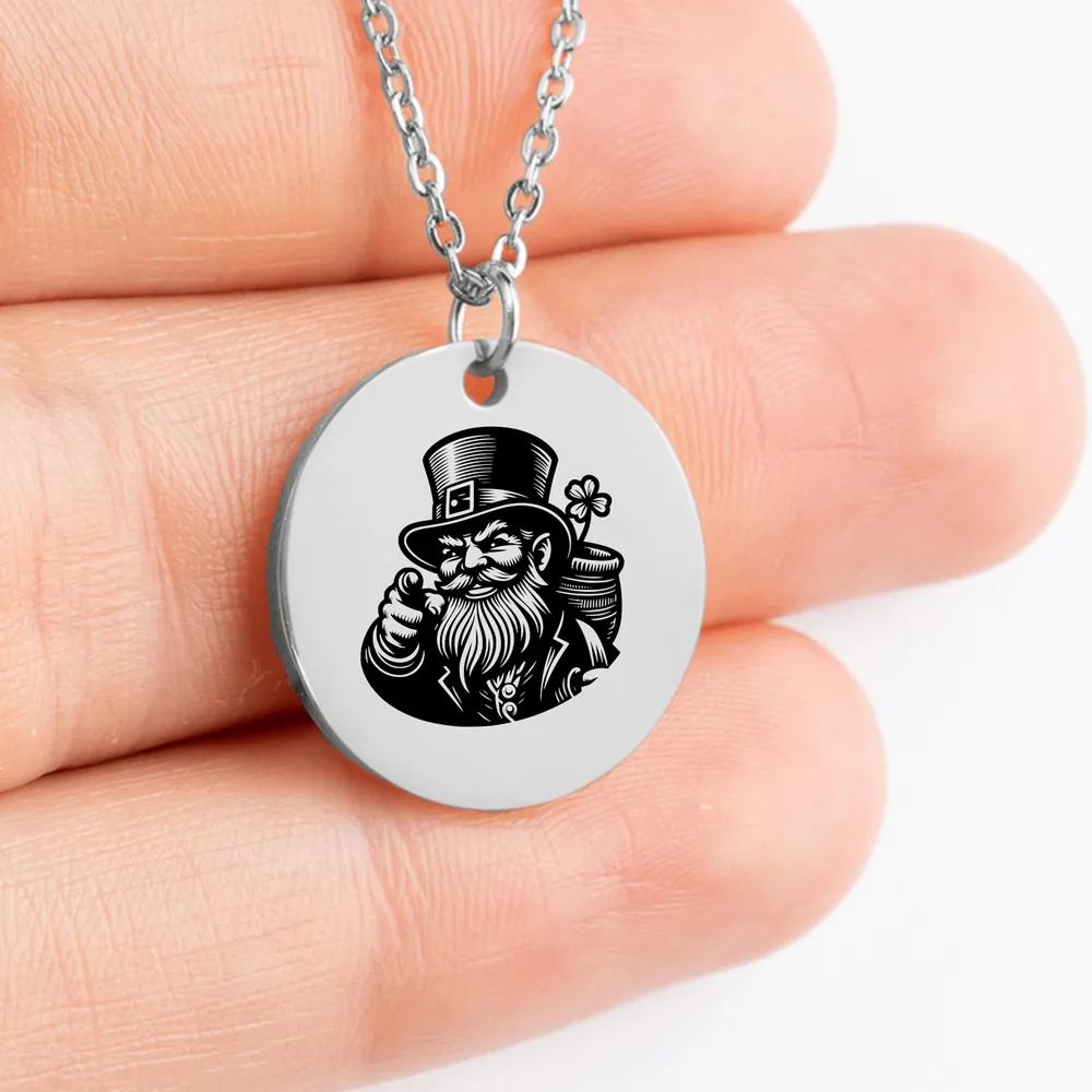 Intricately designed Leprechaun charm necklace for any occasion