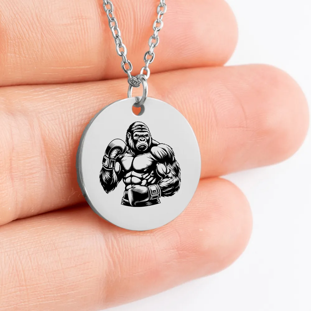 Boxing jewelry necklace with intricate design for gift giving