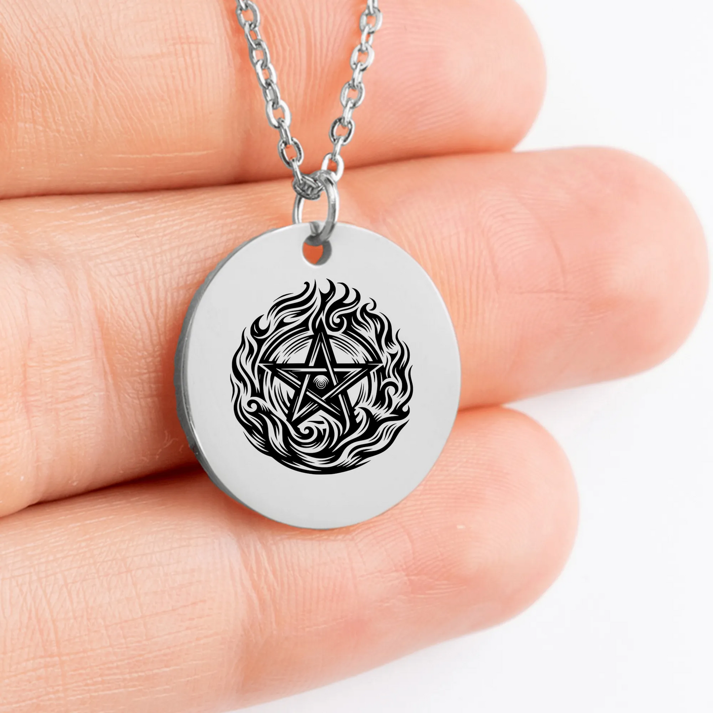 Handcrafted Pentagram charm pendant for spiritual seekers