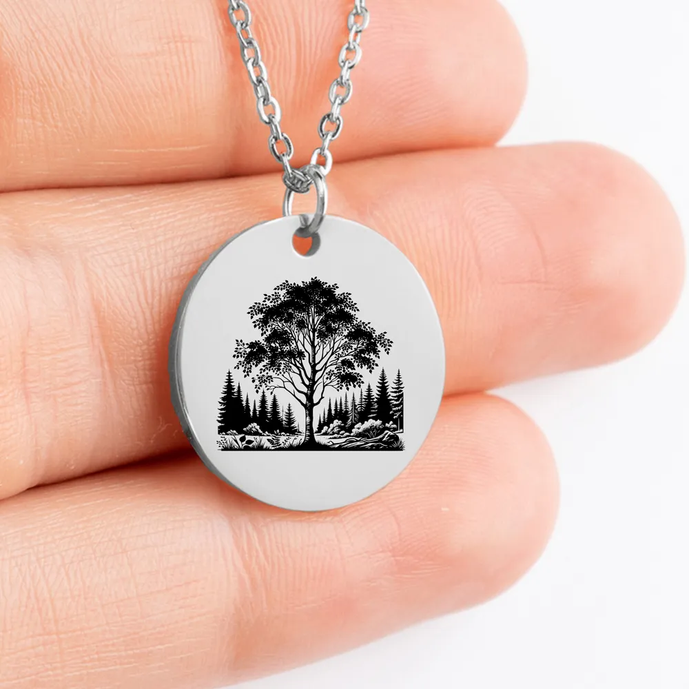 Beautiful handmade Alder Tree pendant jewelry for women