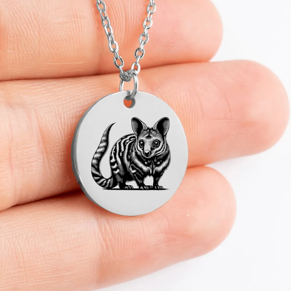 Unique Numbat pendant necklace - personalized jewelry gift idea