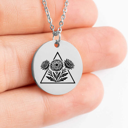 Stunning Aster amulet necklace for a personalized touch