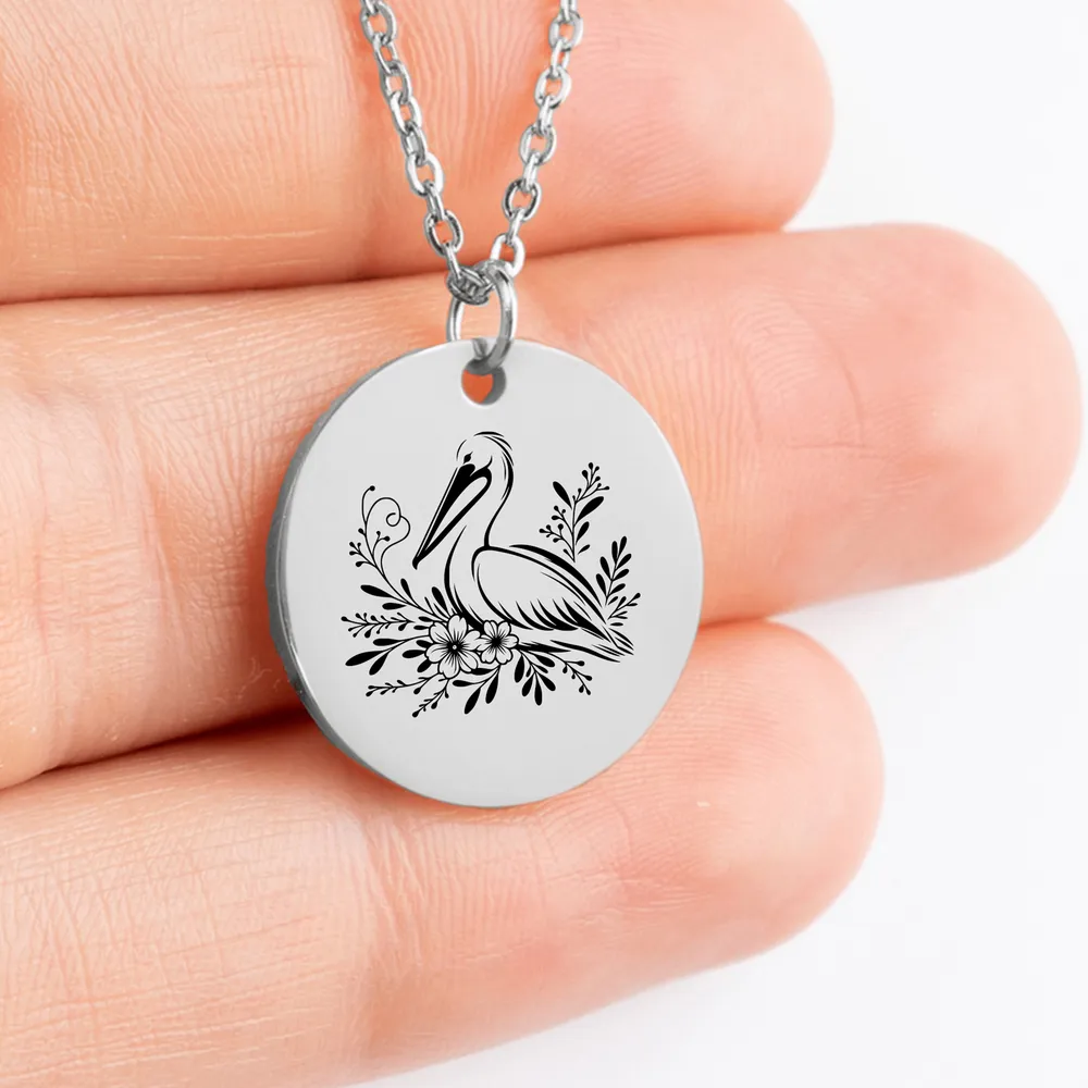 Exquisite Pelican pendant gift for bird enthusiasts