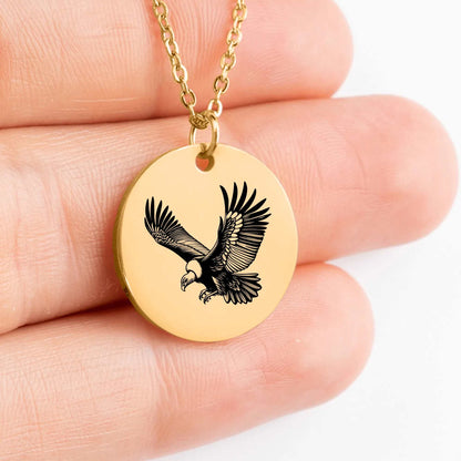 Custom Andean Condor amulet necklace, a meaningful addition to your style