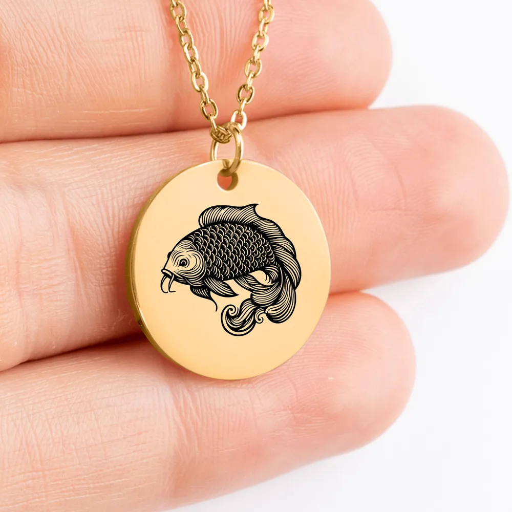 Exquisite Carp Fish necklace gift for fish lovers