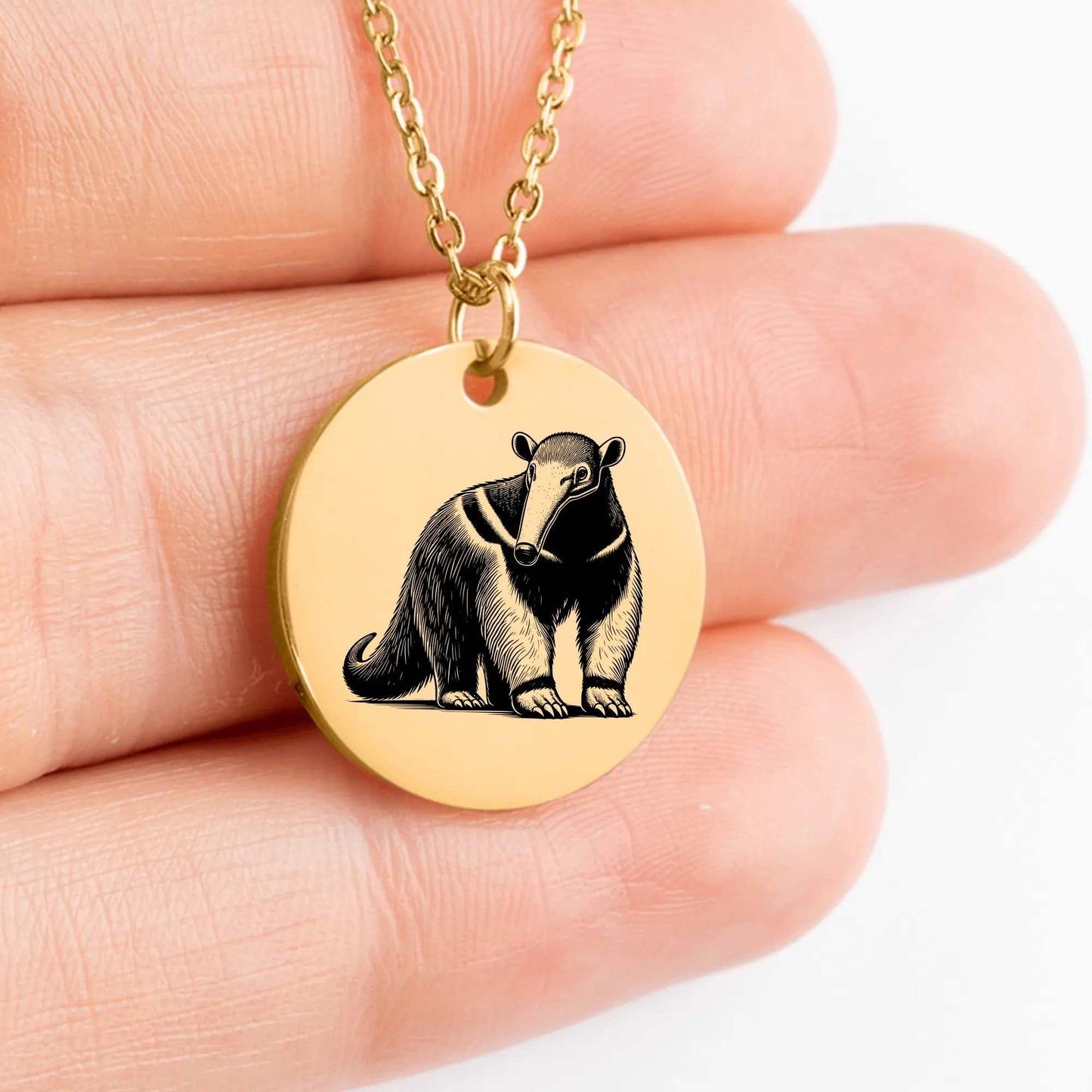 Personalized Anteater jewelry charm amulet medallion