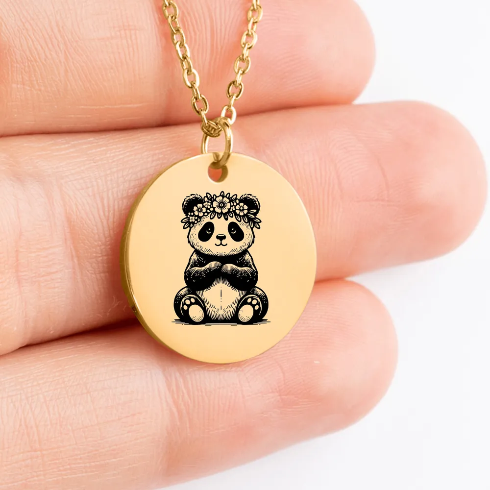 Unique Panda pendant for personalized jewelry gift ideas