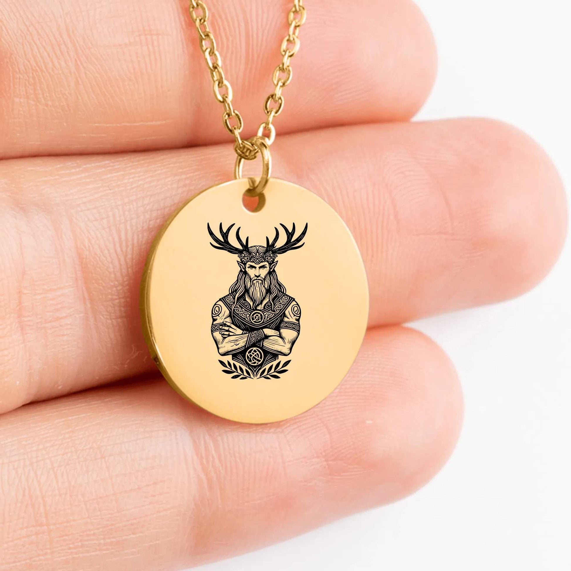 Unique Cernunnos God pendant for powerful protection