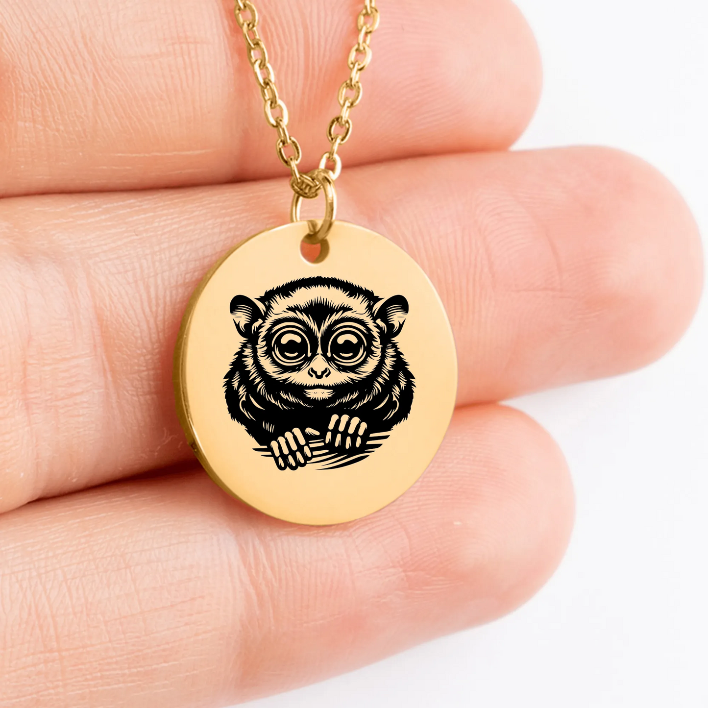 Exquisite Tarsier pendant necklace for animal-themed accessories