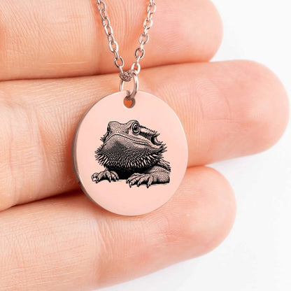 Personalized Bearded Dragon charm jewelry gift idea