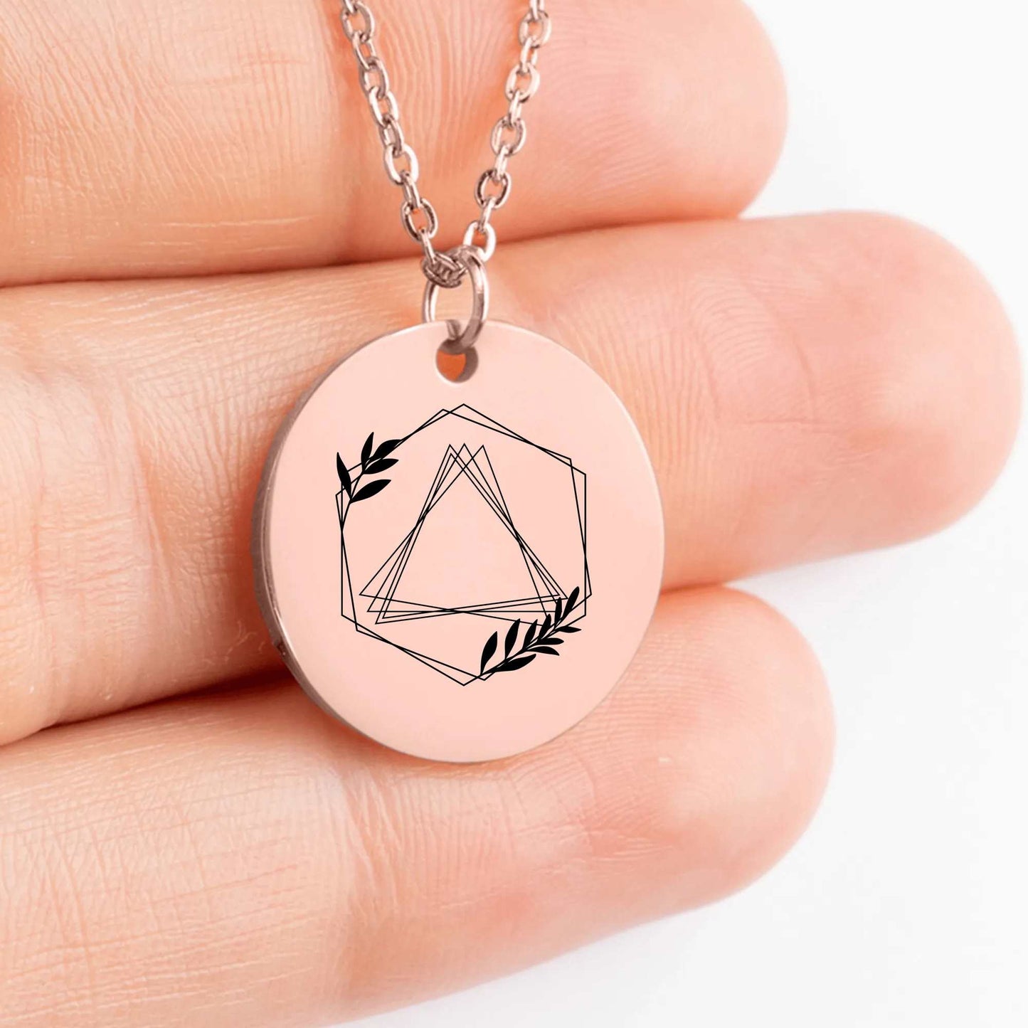 Custom AA sobriety symbol pendant for unique gift idea