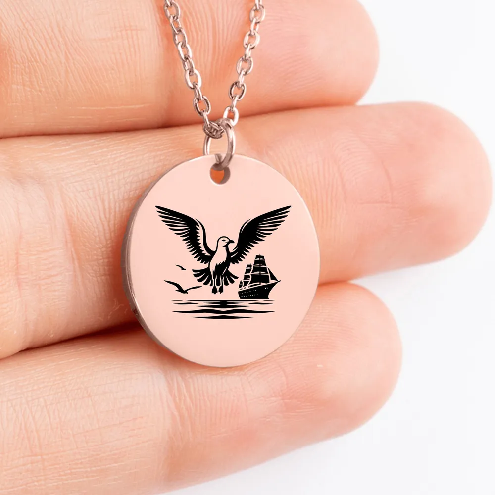 Seagull charm necklace - Handcrafted jewelry perfect for any occasion