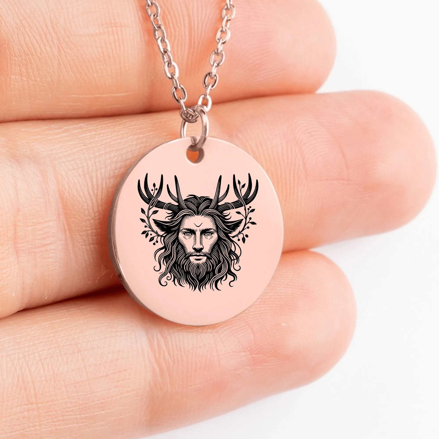 Stunning Cernunnos God jewelry piece for Celtic enthusiasts