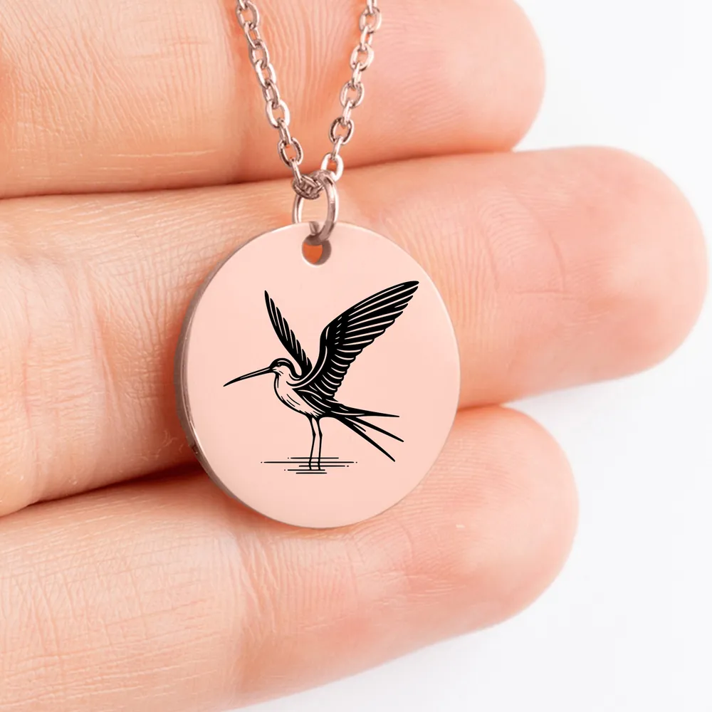 Personalized Frigatebird amulet necklace for gift giving