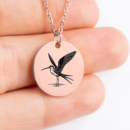 Personalized Frigatebird amulet necklace for gift giving