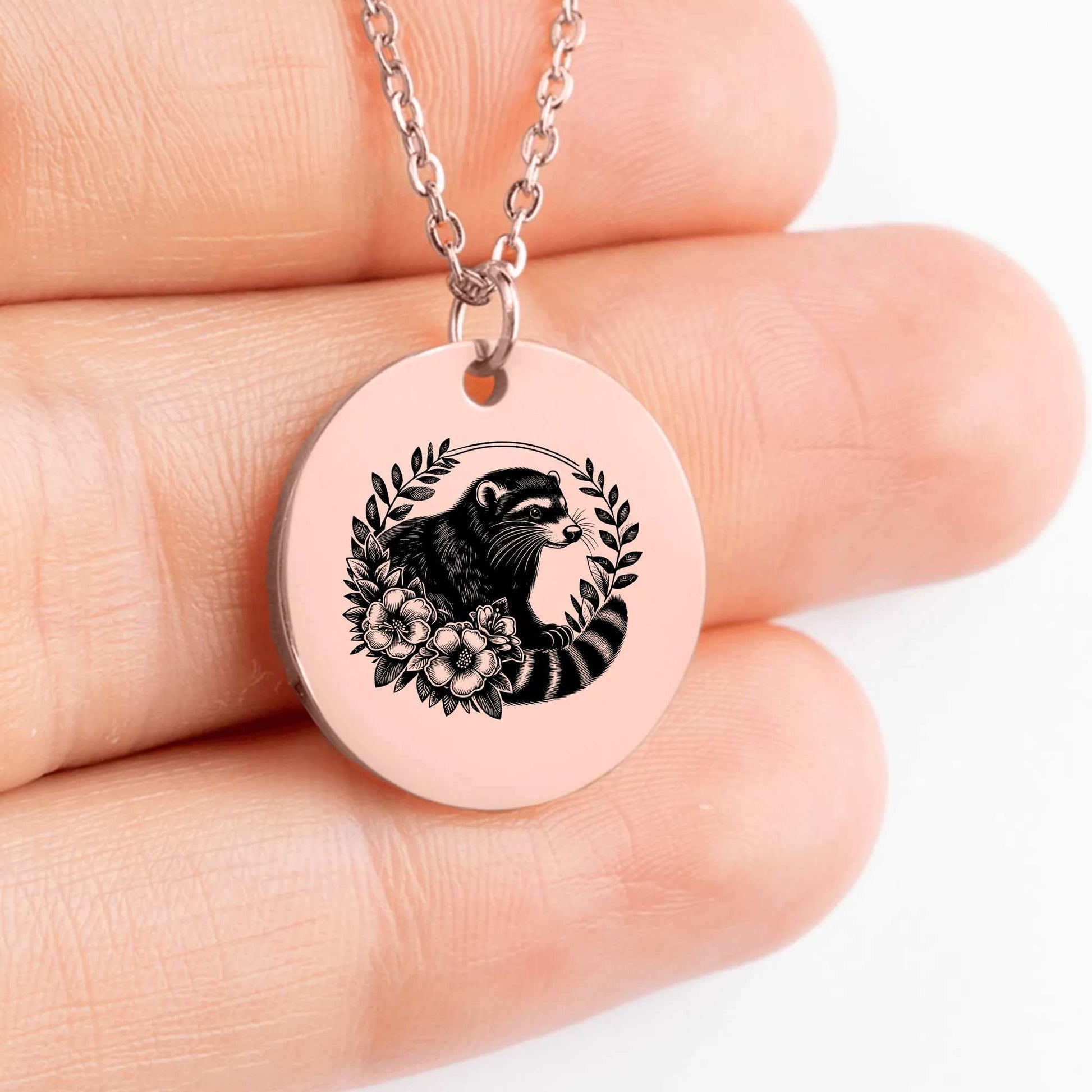 Personalized Binturong amulet necklace - Charm pendant for gifts