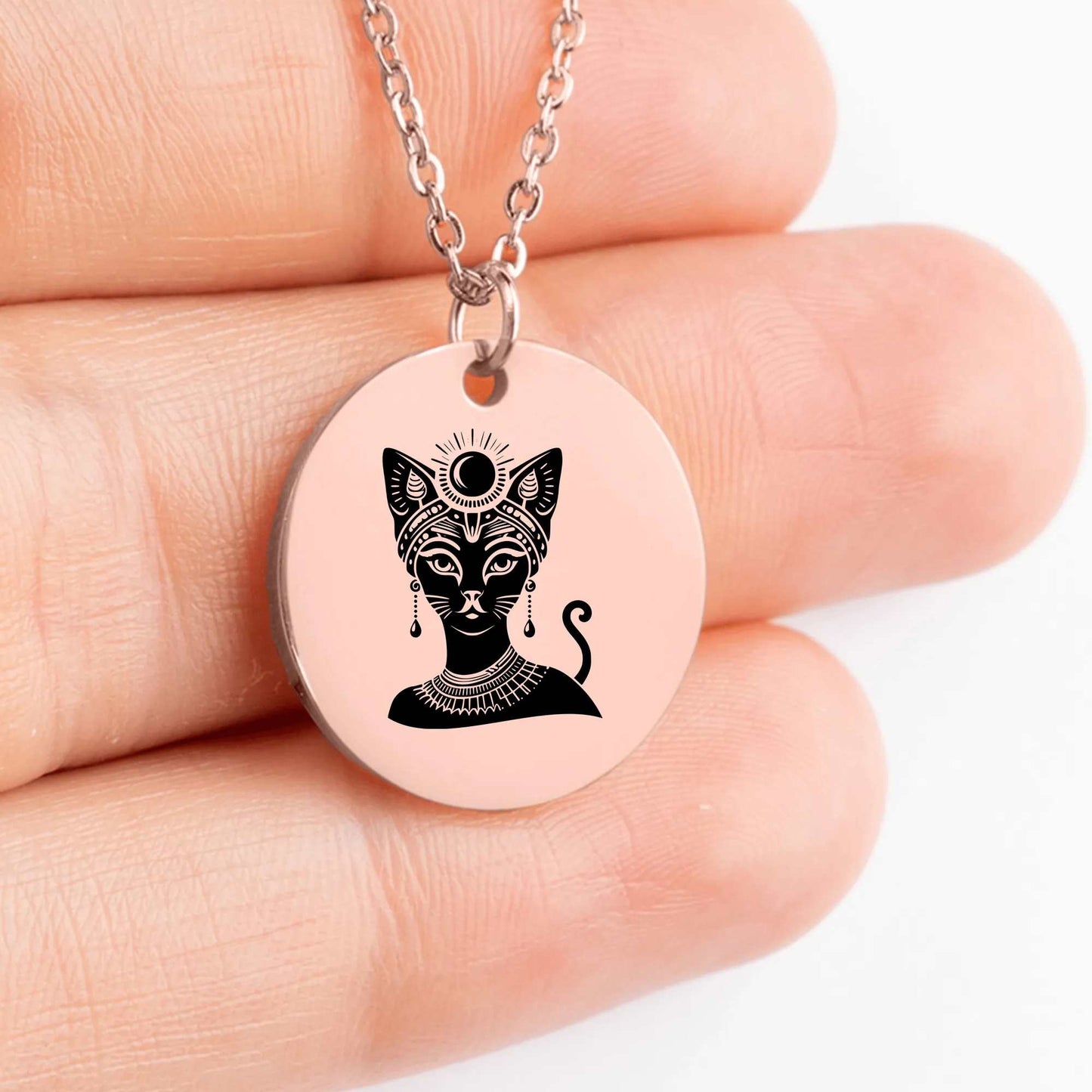 Unique gift idea - Bastet Egyptian Cat Goddess amulet