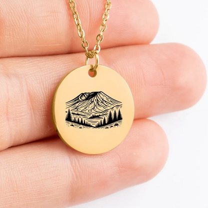 Mount St Helens Charm Necklace - Stunning Jewelry Piece