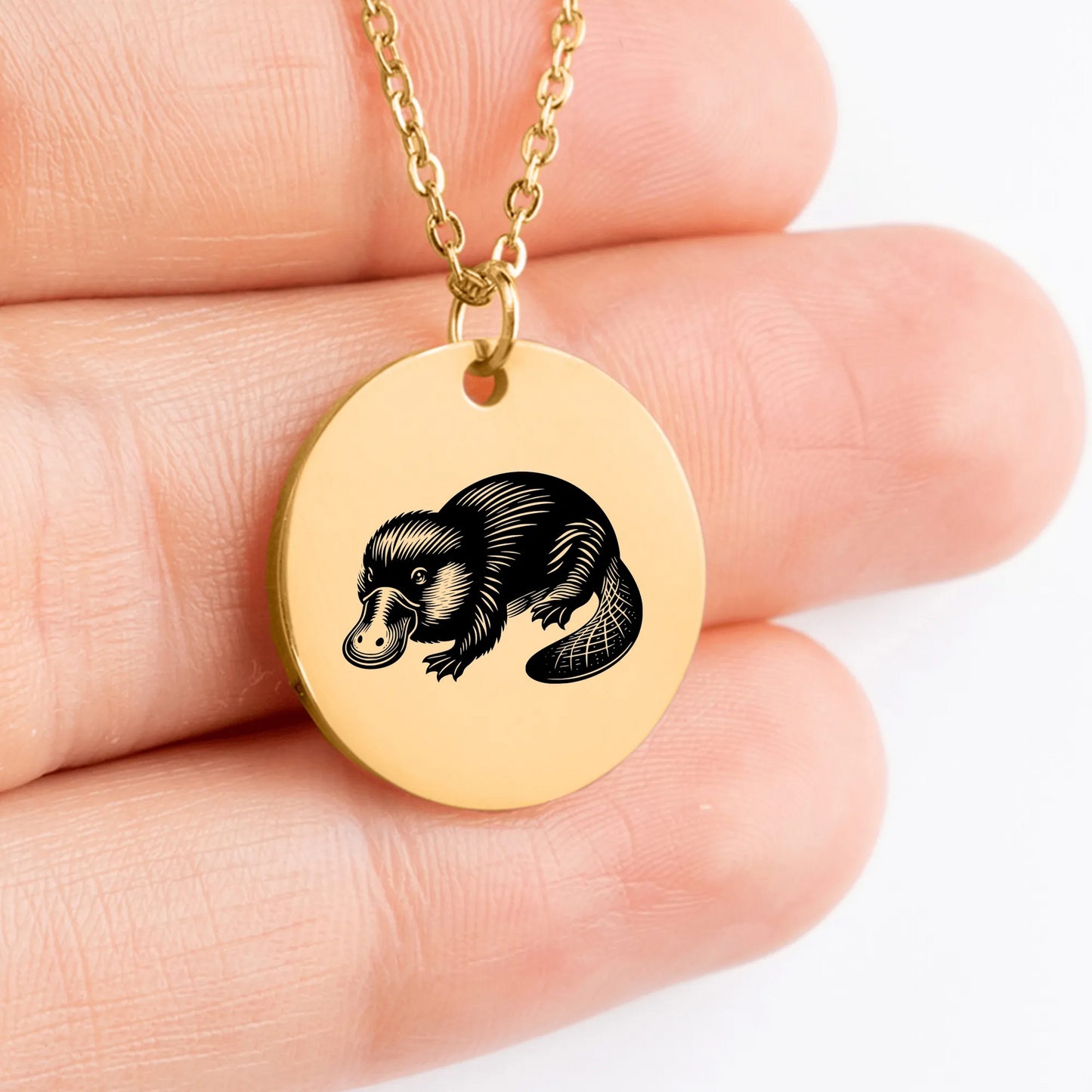 Unique Platypus pendant necklace customized for you, perfect gift idea