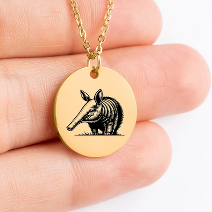 Unique Aardvark pendant necklace for personalized custom jewelry gift idea