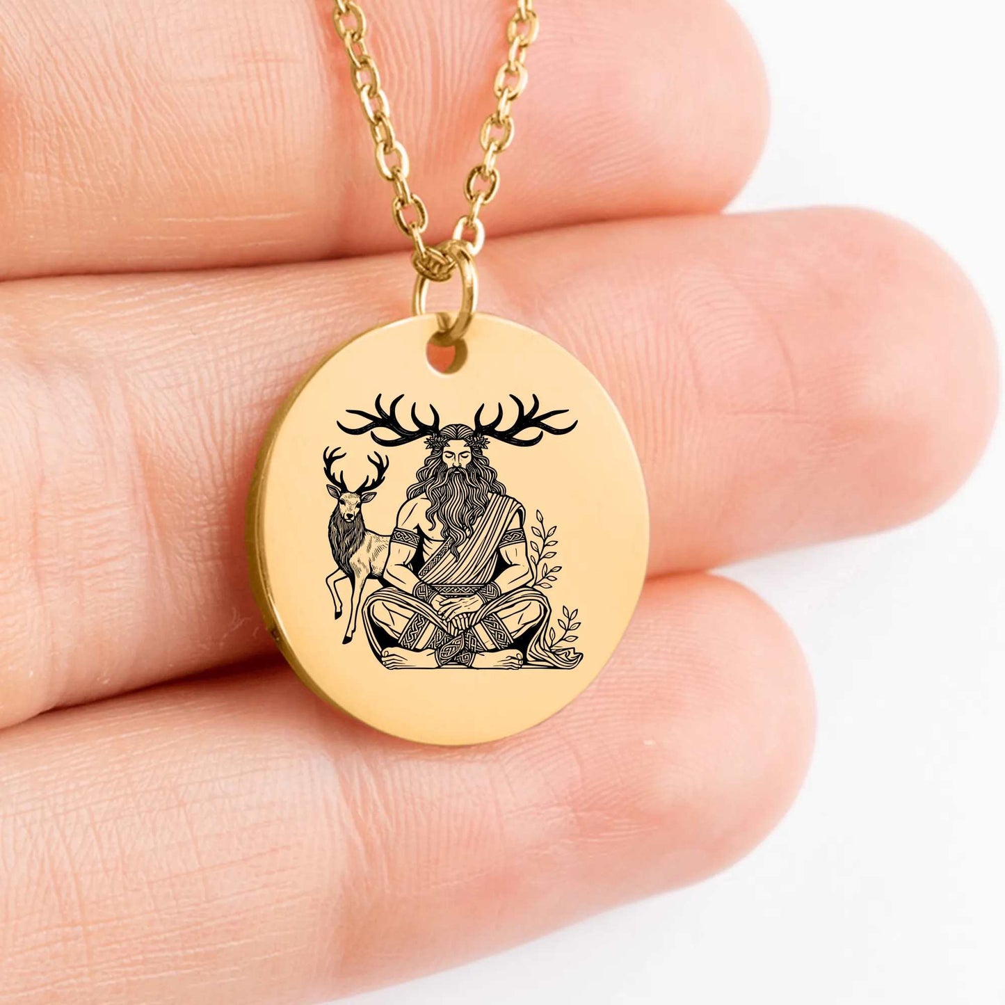 Unique Cernunnos God pendant for powerful protection