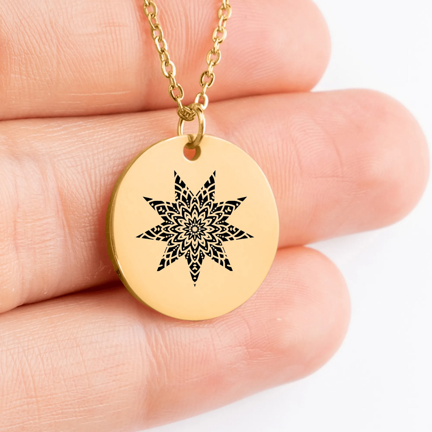 Elegant Nine Star amulet pendant for gift