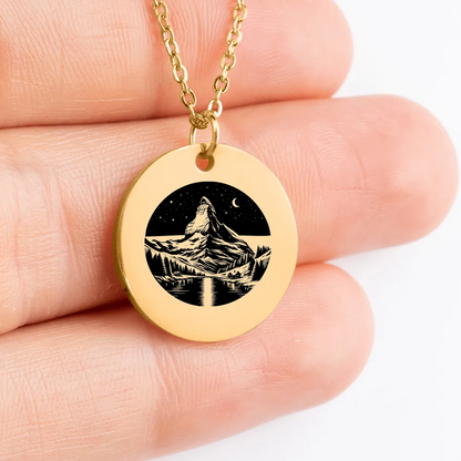 Beautiful Matterhorn Mountain amulet pendant for outdoor enthusiasts