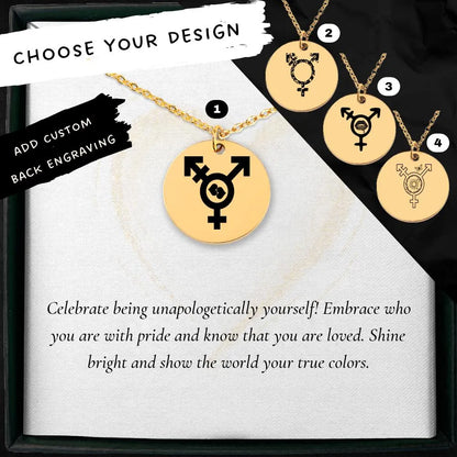 Personalized transgender jewelry gift idea for the special occasion