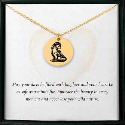 Unique Mink amulet charm jewelry - ideal gift for special occasions