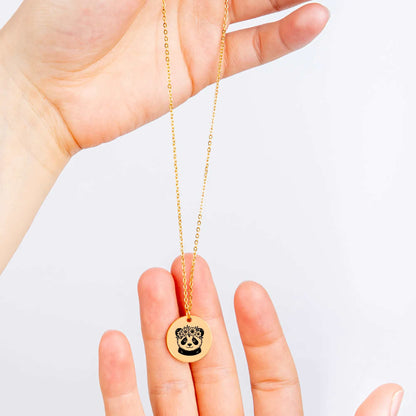 Handcrafted Baby Panda Amulet Pendant for Unique Look