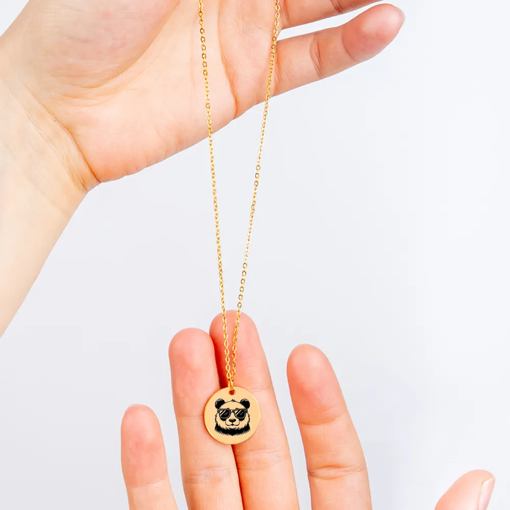 Handcrafted Panda pendant for a meaningful gift idea