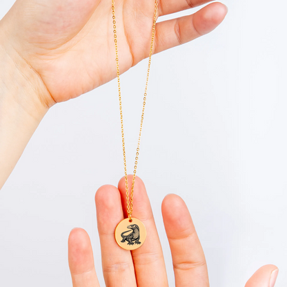 Exquisite Komodo Dragon pendant necklace for charm lovers