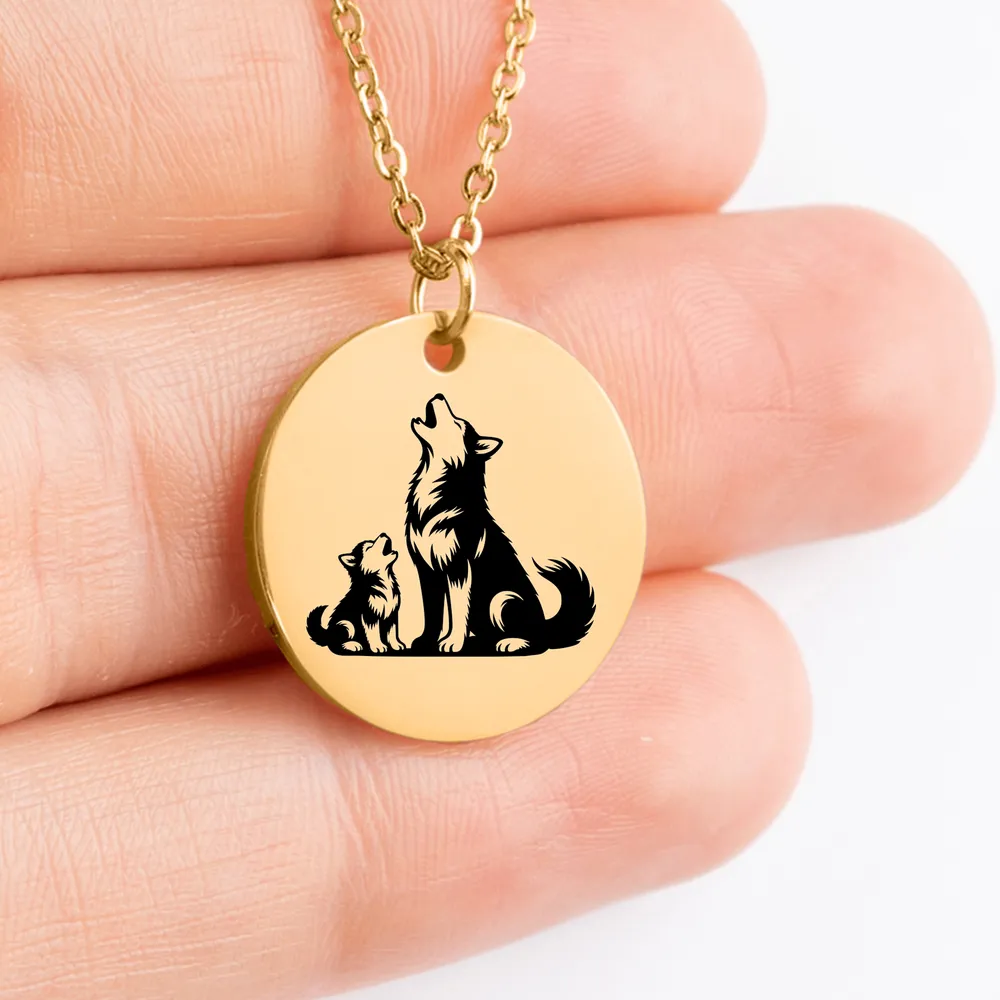 Husky amulet jewelry - unique gift for Husky breed enthusiasts