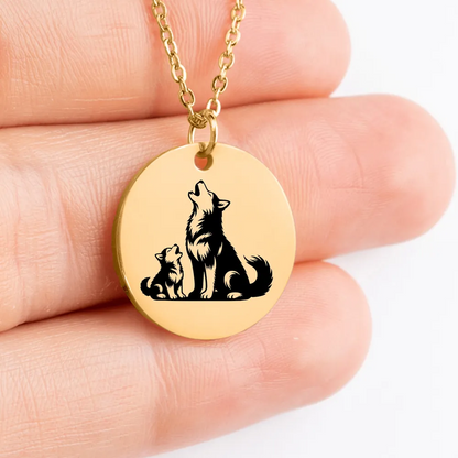 Husky amulet jewelry - unique gift for Husky breed enthusiasts