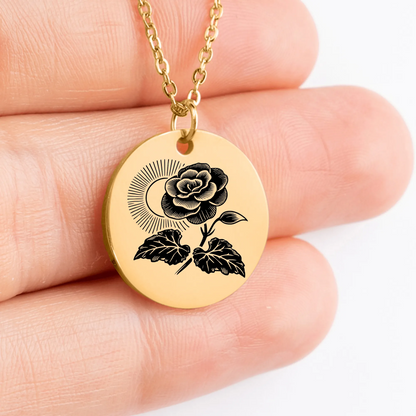 Lovely Begonia Flower amulet jewelry for that special someone