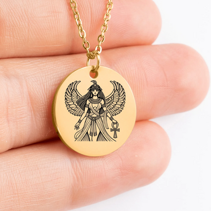 Unique gift idea: Matt Goddess Necklace for women