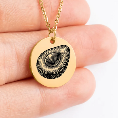 Avocado charm pendant for trendy and fashionable jewelry look