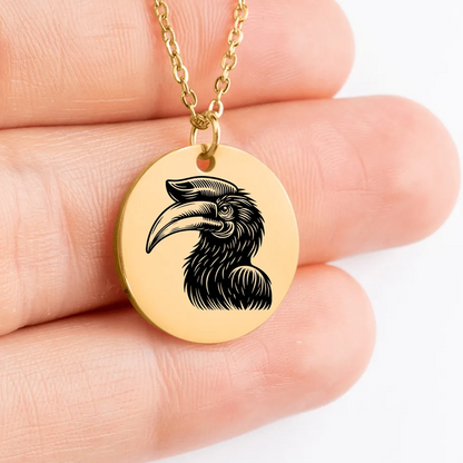 Unique Hornbill charm pendant, perfect gift idea for nature lovers