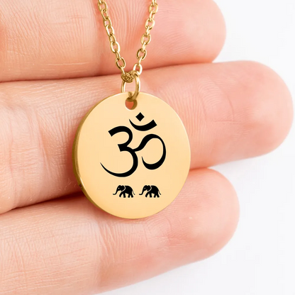 Handcrafted Om Symbol necklace for custom jewelry enthusiasts