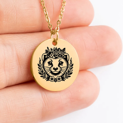 Exquisite Weasel charm necklace crafted with attention to detail